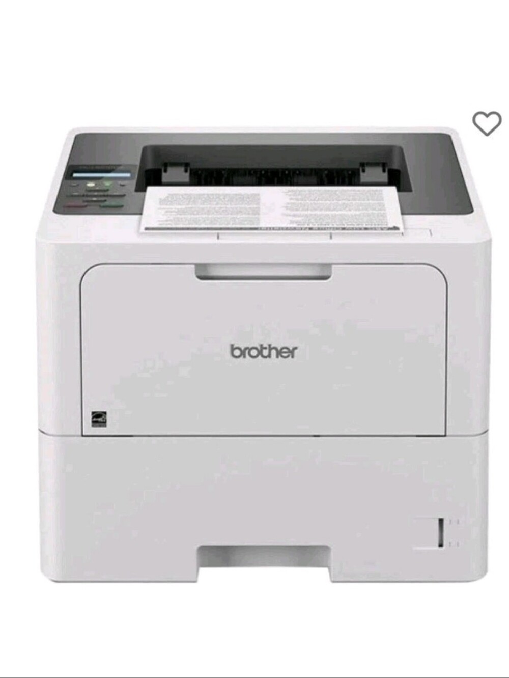 Brother HL-L6210DW Monochrome Laser Printer, Duplex Wireless, 50 ppm